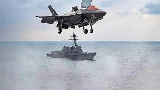 ABD'de panikte! Denizde F-35 arıyorlar