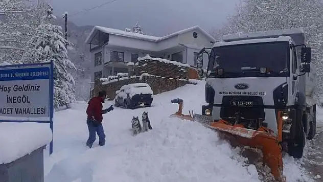 Bursa'da 246 mahalle yolu ulaşıma açıldı