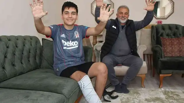 Tren kazasında sağ ayağını kaybeden Bulut: 'Hedefim ampute milli takımında oynamak'