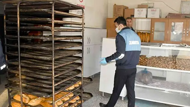Zabıta ekipleri fırınlarda denetim yaptı