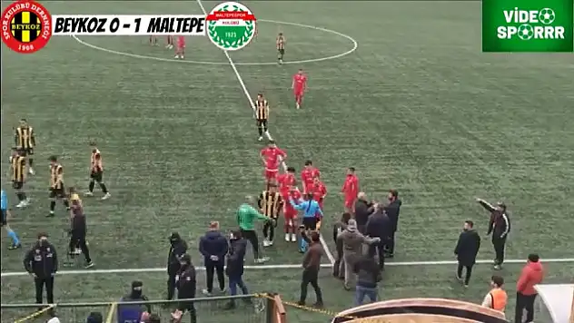 Amatör maçta ilginç olay: Top toplayıcı çocuk golü kurtardı!