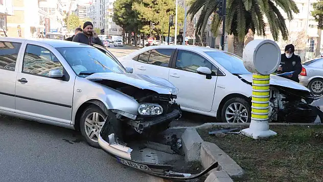 Samsun'da trafik kazası: 2 yaralı