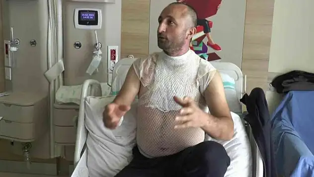 Banyo yaparken kazayla kendini yaktı