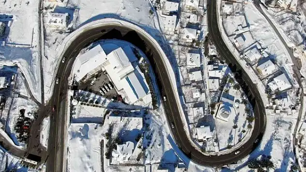 Erciyes'te eşsiz kış güzelliği