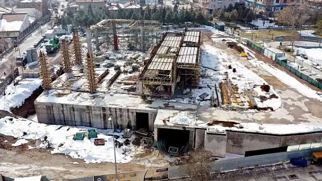 Selçuklu Külliyesi inşaatı hızla yükseliyor