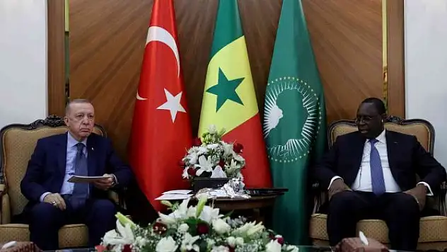 Cumhurbaşkanı Erdoğan, Senegal Cumhurbaşkanı Sall ile görüştü