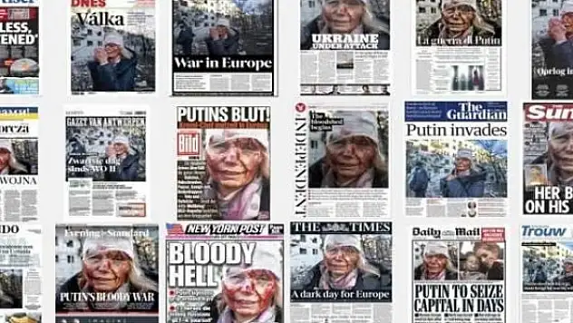 Anadolu Ajansı'nın servis ettiği fotoğraf dünya basınında sembol oldu