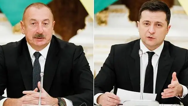 Zelenskiy, Aliyev'e insani yardımları için teşekkür etti