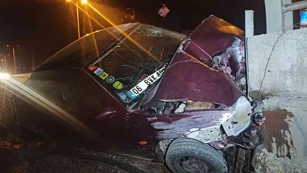 Ankara'da trafik kazası: 1 yaralı