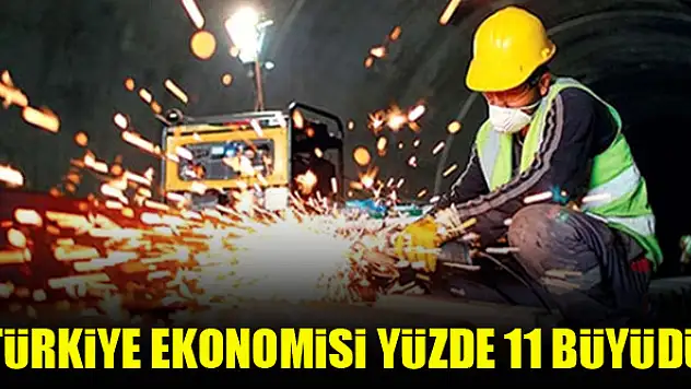 Türkiye ekonomisi 2021'de yüzde 11 büyüdü
