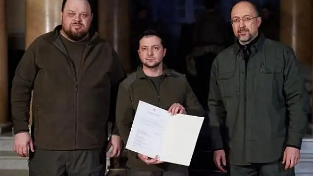 Zelenskiy AB'ye resmen başvurdu