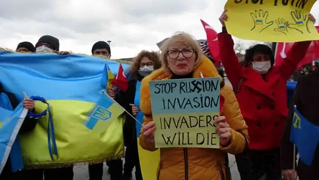 Çanakkale'den Ukrayna halkına destek