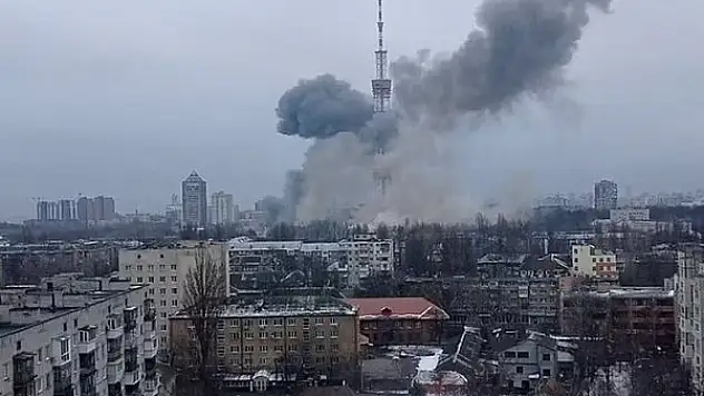 Savaşın 7. Gününde Kiev bombalanıyor