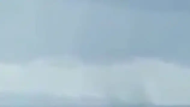 Denizde hortum oluştu