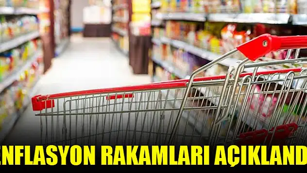Enflasyon rakamları açıklandı
