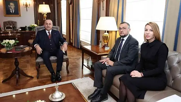 Bakan Çavuşoğlu, Ukrayna Büyükelçisi Bodnar ile görüştü