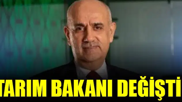 Tarım Bakanı değişti! Yeni Bakan Kirişçi kimdir?