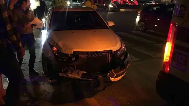 Elazığ'da trafik kazası : 1 yaralı