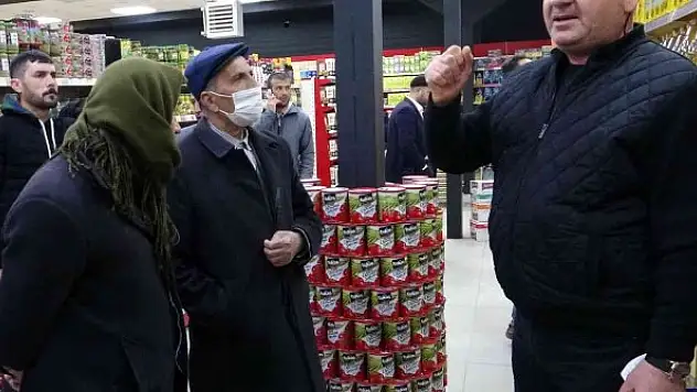 Market sahibinden yağa hücum eden vatandaşlara tokat gibi cevap