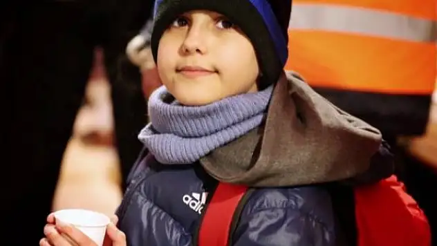 11 yaşındaki Ukraynalı çocuk sınırı tek başına geçti