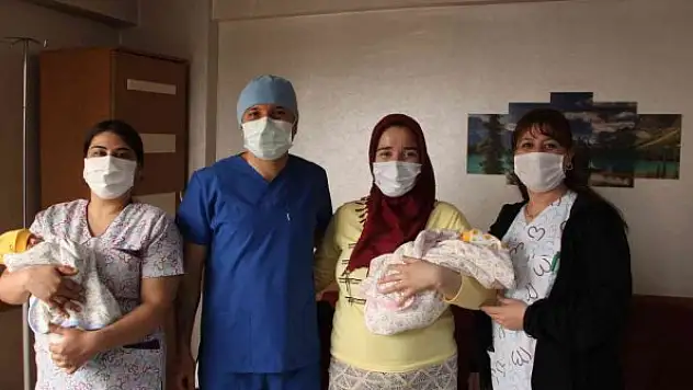 Afyonkarahisar'da ender görülen bir doğum gerçekleşti