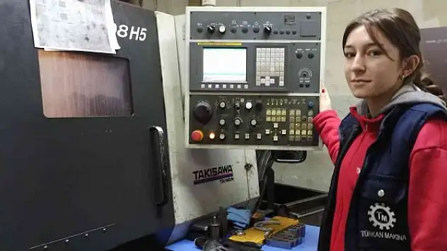 Ağır sanayiye kadın eli değdi