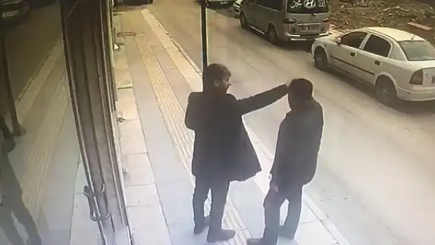Direğe adeta kafa attı, neye uğradığını şaşırdı