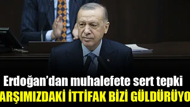 Erdoğan'dan muhalefete sert tepki