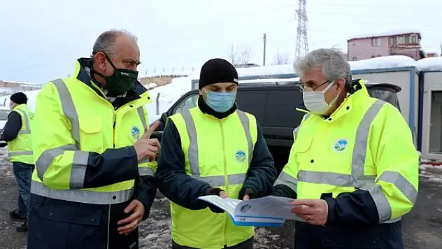 Beklenen kar yağışına karşı tedbirler alındı