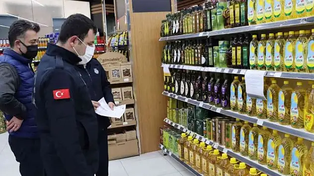 Marketlerde yağ denetimi