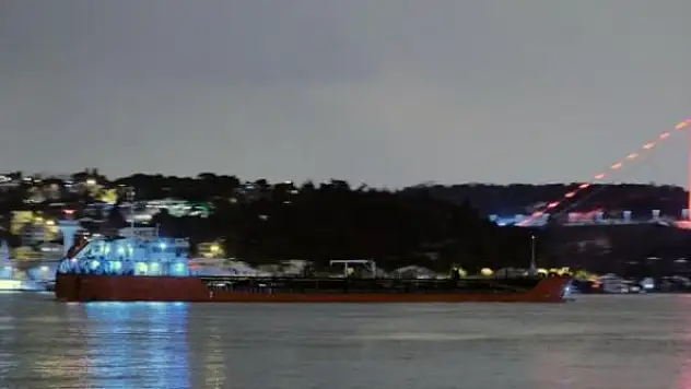 Ayçiçeği yağı yüklü gemi Türkiye'de