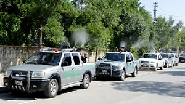 Meram'da ilaçlama çalışmaları sürüyor