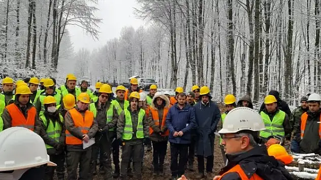 Ormanda tatbikat yapıldı