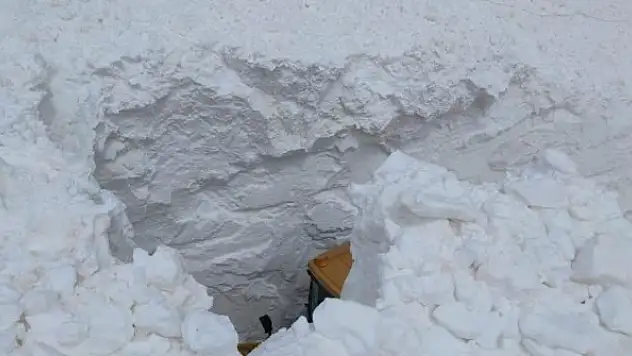 Van'ın Başkale ilçesinde yola çığ düştü