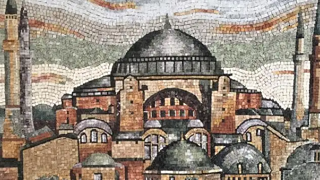 On bin taşla Ayasofya'yı resmetti