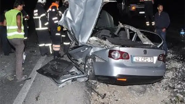 Aksaray - Konya yolunda kaza: 1 ölü, 3 yaralı