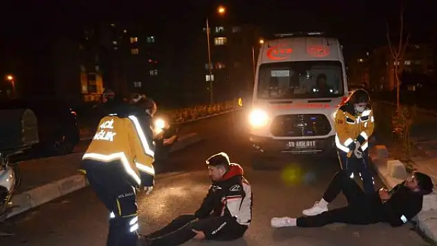 Çorlu'da trafik kazası: 2 yaralı