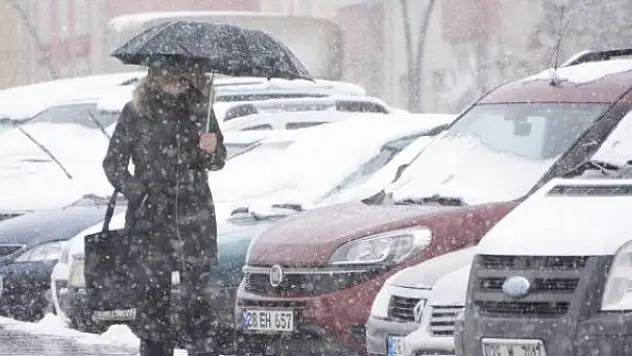 Orta Karadeniz için kuvvetli kar yağışı uyarısı