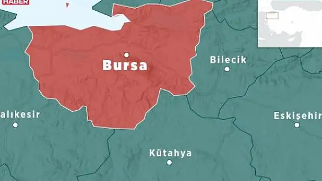 Bursa'da 3,8 büyüklüğünde deprem