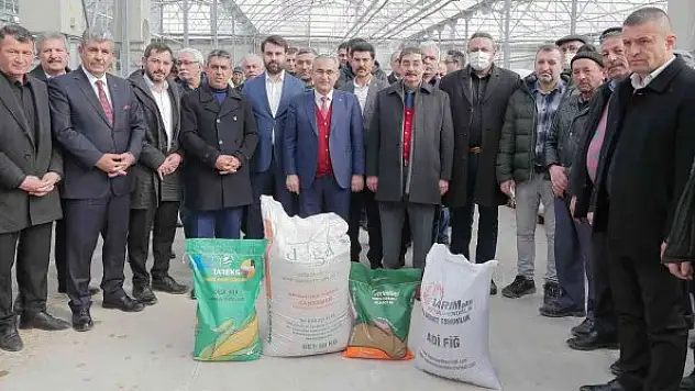 Üreticiye tohum desteği