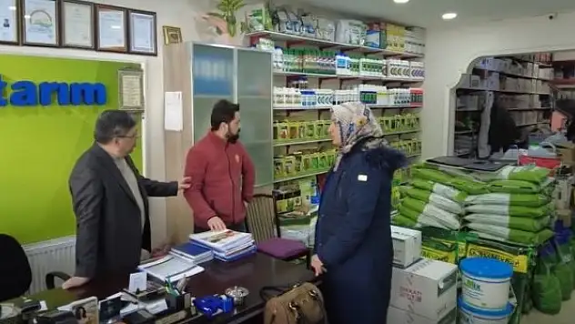 Zirai ilaç, tohum ve gübre satış bayileri denetlendi