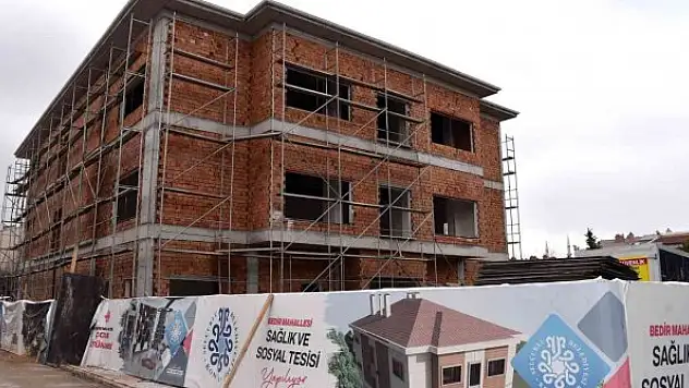 Selçuklu'da 'Bedir Sağlık ve Sosyal Tesisi'nde çalışmalar sürüyor