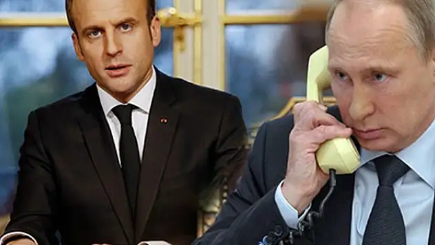 Macron ve Putin telefonda görüştü