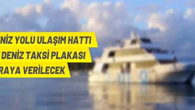 Muğla'da deniz ulaşımı ihalesi
