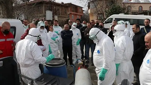 Kuş gribi tatbikat eğitimi yapıldı