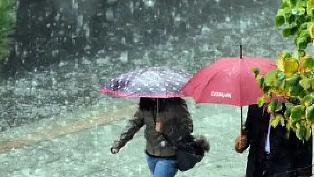 Konya için kuvvetli sağanak yağış uyarısı