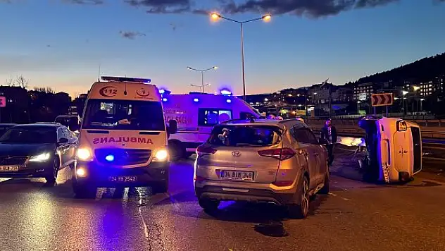 Trafik kazasında 2 kişi yaralandı