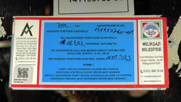 Bakımsız asansör öldürür