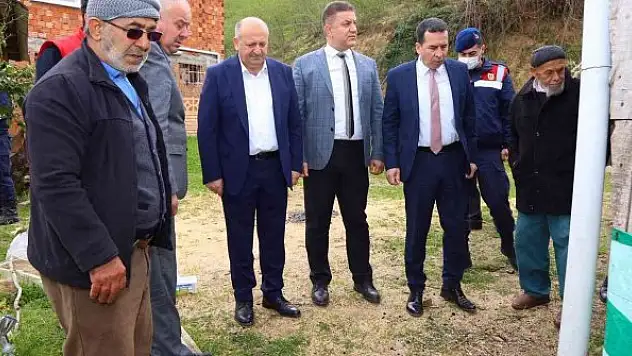 Heyelan nedeniyle 13 ev boşaltıldı