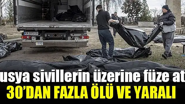 Rusya, Tren bekleyen sivilleri hedef aldı, 30'dan fazla ölü